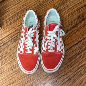 Vans Old Skool Checkerboard Racing Red